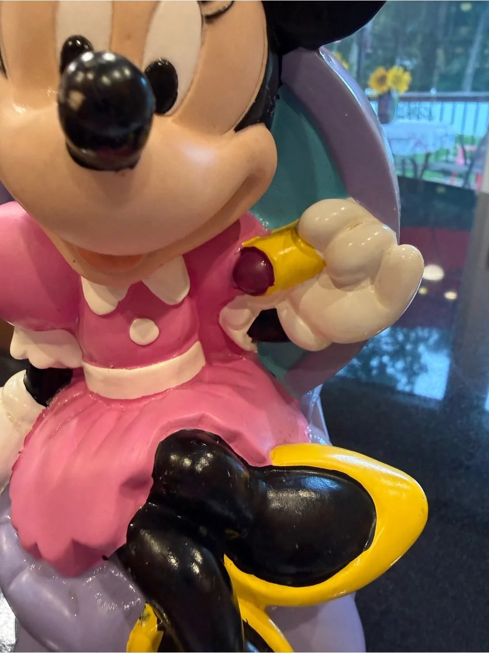 Disney Minnie Mouse Pink and Purple Vintage Bank